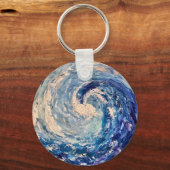 波形キーチェーン キーホルダー (裏面)