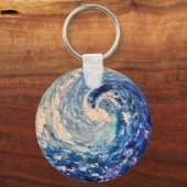 波形キーチェーン キーホルダー (正面)