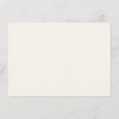 波形スタイリッシュ曲線オリーブグリーン結婚ズ詳細 エンクロージャーカード (裏面)