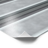 波形スチールのテクスチャ フォトプリント            (角)