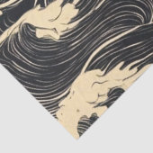 波形パターン沿岸スタイル 薄葉紙 (詳細)