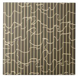 波形ピストストライプのラチオ タイル