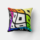 波形ブレイン考えのチェック – Rainbow クッション (裏面)