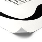 波形モダンクリーム16テーブル座席表 ポスター (角)