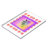 波形リーフのジャーナル ノートブック (左側)