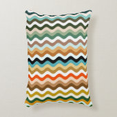 波形数々のパターン装飾用クッション アクセントクッション (正面(垂直))
