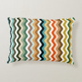 波形数々のパターン装飾用クッション アクセントクッション (裏面)