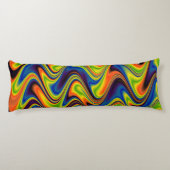 波形数々の抽象芸術 ボディピロー (裏面)