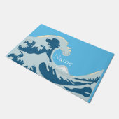 波形素晴らしサンダー_コーブ ドアマット (アングル)