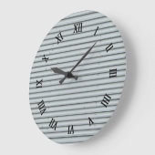 波形金属 ラージ壁時計 (傾斜)