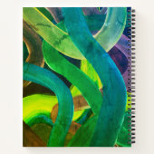 波形 – グリーンリーフ版スパイラル ノートブック (裏面)