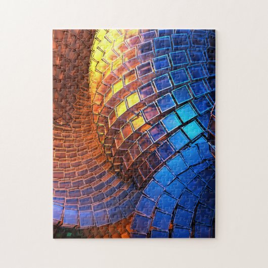 波形 ジグソーパズル (縦)