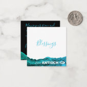 波打ちシーズイエズフィッシュ ノートカード (正面/裏面インサイチュ)