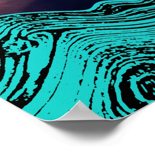 波打ちシーズイエズフィッシュ ポスター (角)