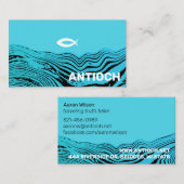 波打ちシーズイエズフィッシュ 名刺 (正面/裏面)