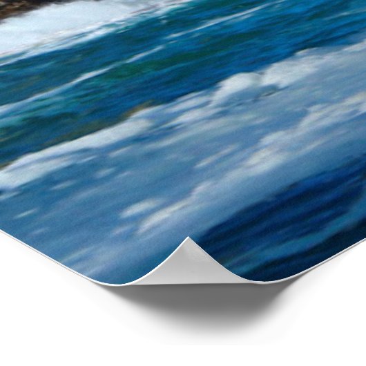 波打ちビーチ ポスター (角)