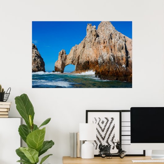 波打ちビーチ ポスター (ホームオフィス)