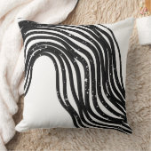 波打ち、決して真っすぐに クッション (ブランケット)