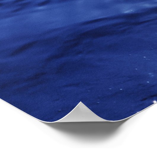 波打った水に対する太陽光の反射、フルフレーム ポスター (角)