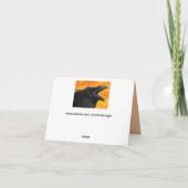 波打つグリーティングカード カード (裏面)