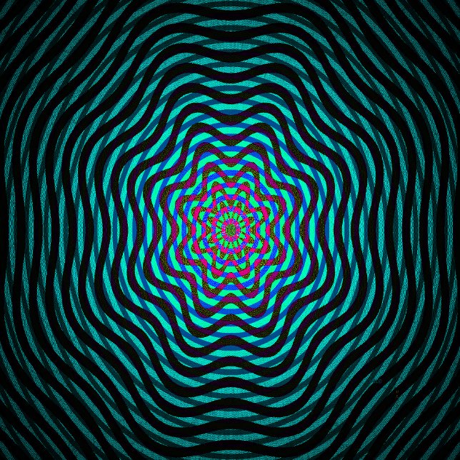 波打つ原子….. ラップトップスリーブ (クリエイターアップロード済み)