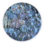 波打つ水の小川は、水中の石を蒸気 セラミックノブ (正面)