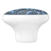 波打つ水の小川は、水中の石を蒸気 セラミックノブ (側面)