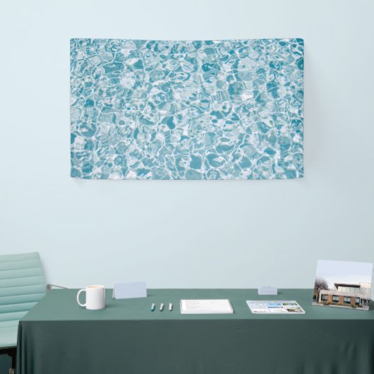 波打つ水バナー 横断幕 (トレードショー)