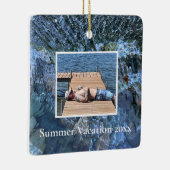 波打つ水湖海水中石模様 セラミックオーナメント (右)