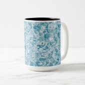 波打つ水 ツートーンマグカップ (正面右)