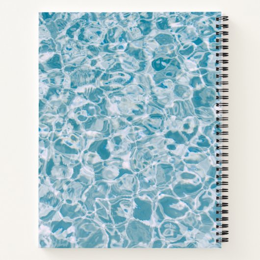 波打つ水 ノートブック (裏面)