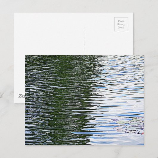 波打つ水 ポストカード (正面/裏面)