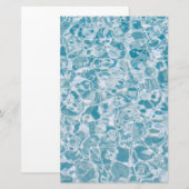 波打つ水 便箋 (正面/裏面)