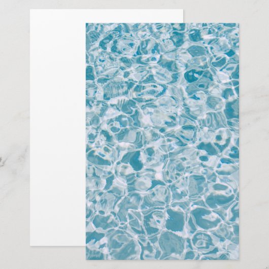 波打つ水 便箋 (正面/裏面)