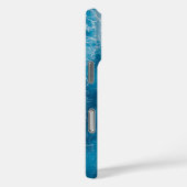 波打つ海水iPhoneケース – 穏やかな青い海 Case-Mate iPhoneケース (裏面 / 右)