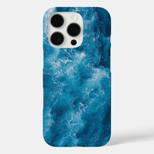 波打つ海水iPhoneケース – 穏やかな青い海 Case-Mate iPhoneケース (裏面)