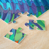 波打つ海….. ジグソーパズル (側面)