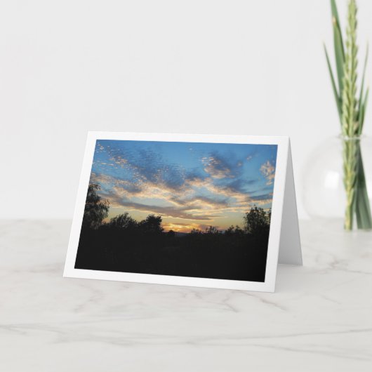 波打つ空の風景 カード (正面)