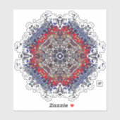 波打つ色のファンタジー シール (シート)