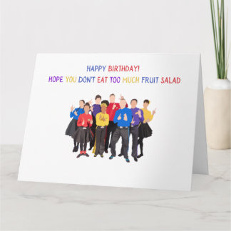 波打つ誕生日を持つ カード