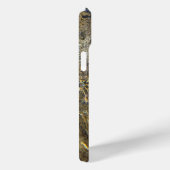 波打つ金ゴールド水抽象芸術 Case-Mate iPhoneケース (裏面 / 右)