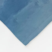 波打つ雲 フリースブランケット (角)