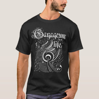 波打つ音楽ギャヤージムライフ Tシャツ