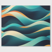 波打つ ラッピングペーパー (フラット)