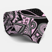 波旅行の印刷される花のペイズリーの2側 ネクタイ (ロール)