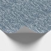 波日本のスタイルパターン ラッピングペーパー (角)