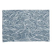 波日本のスタイルパターン 枕カバー (正面右)