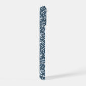 波日本のスタイルパターン iPhone 15ケース (右側面)