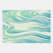 波日本のデザイン ラッピングペーパーシート (正面2)