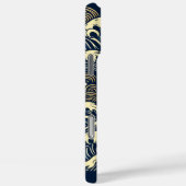 波日本のドラゴンスケールモノグラム Case-Mate iPhoneケース (裏面 / 右)